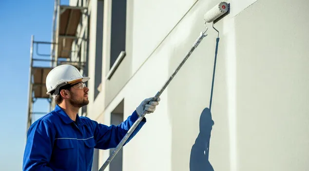Industrial wall painting